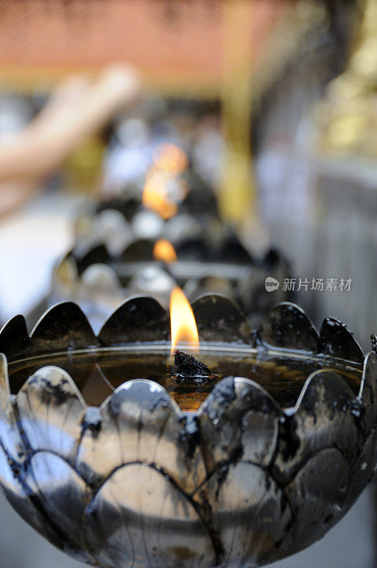 蜡烛(泰国清迈的Doi Suthep)